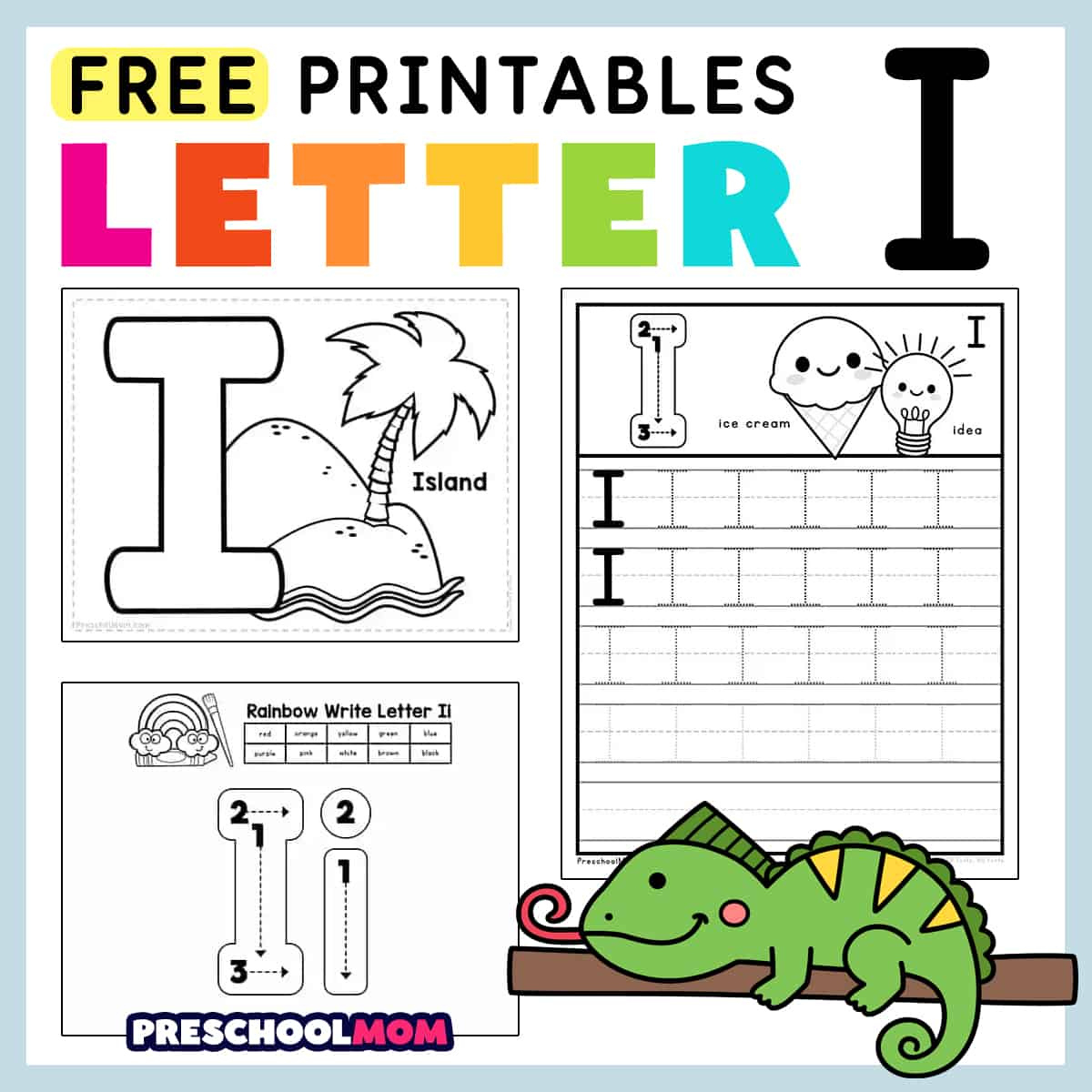 Letter I Preschool Printables - Preschool Mom with regard to Free Printable Letter I Worksheets