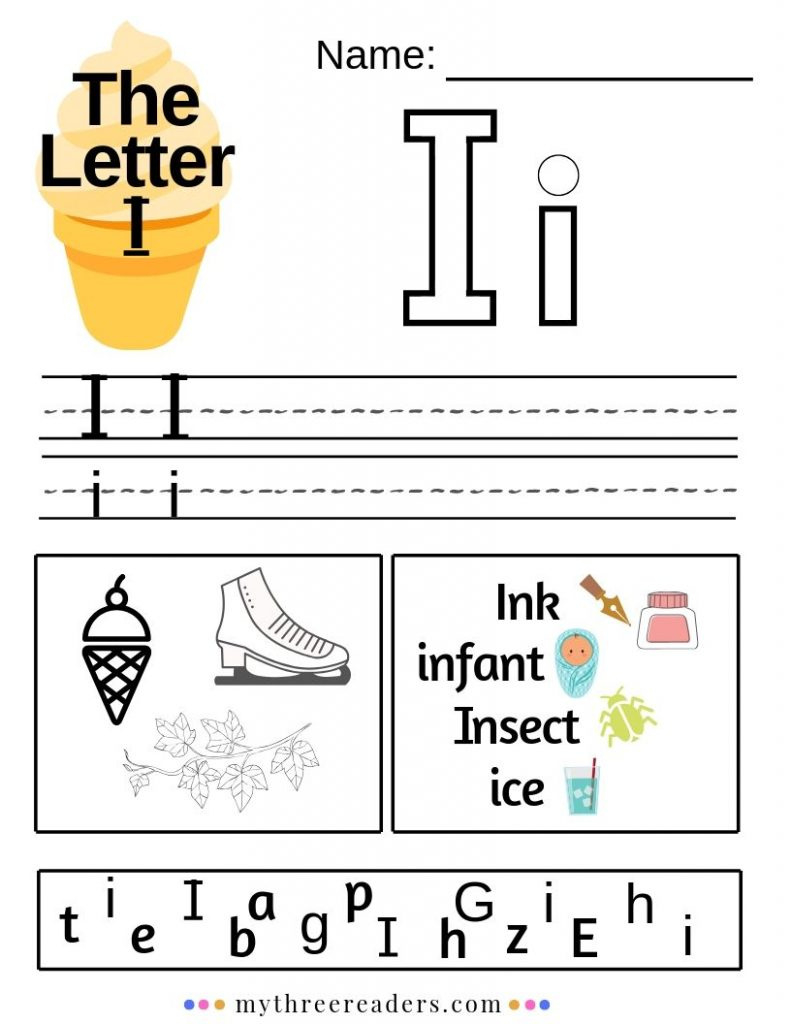 Letter I Worksheets For Kindergarten With Songs, Activities &amp;amp; Freebies intended for Free Printable Letter I Worksheets For Kindergarten