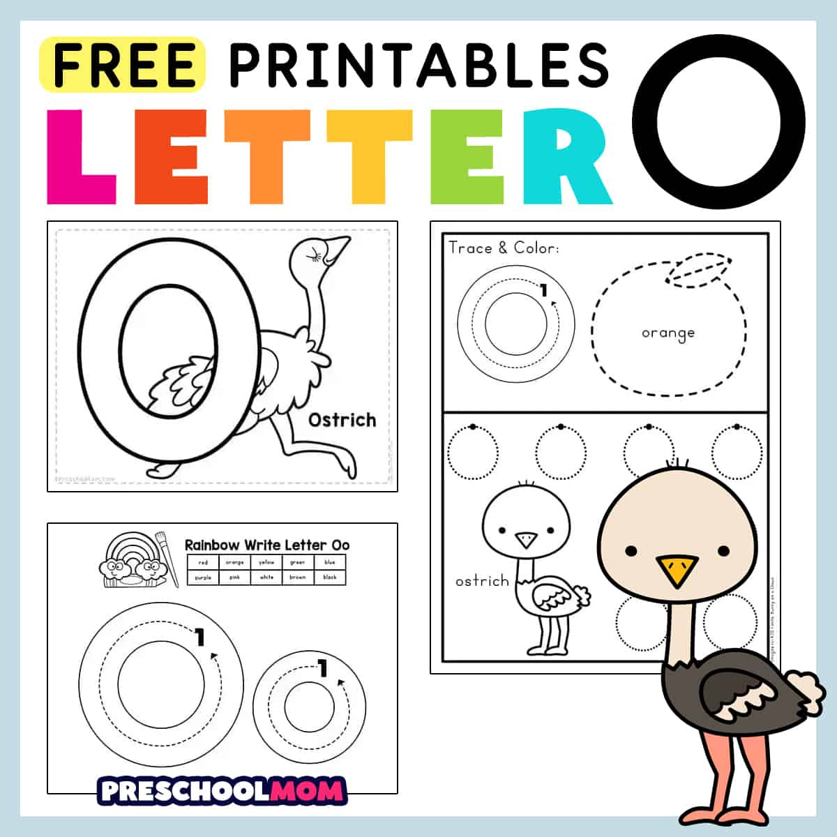 Letter O Preschool Printables - Preschool Mom with regard to Free Printable Letter O Worksheets For Preschool