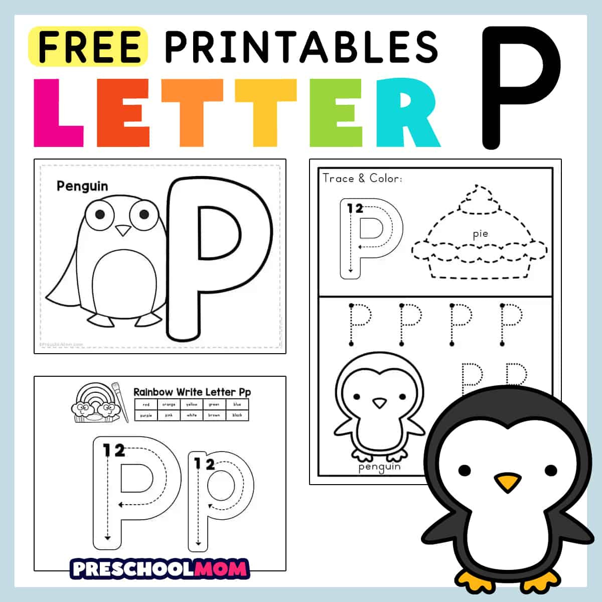 Letter P Preschool Printables - Preschool Mom within Letter P Free Printable Worksheets