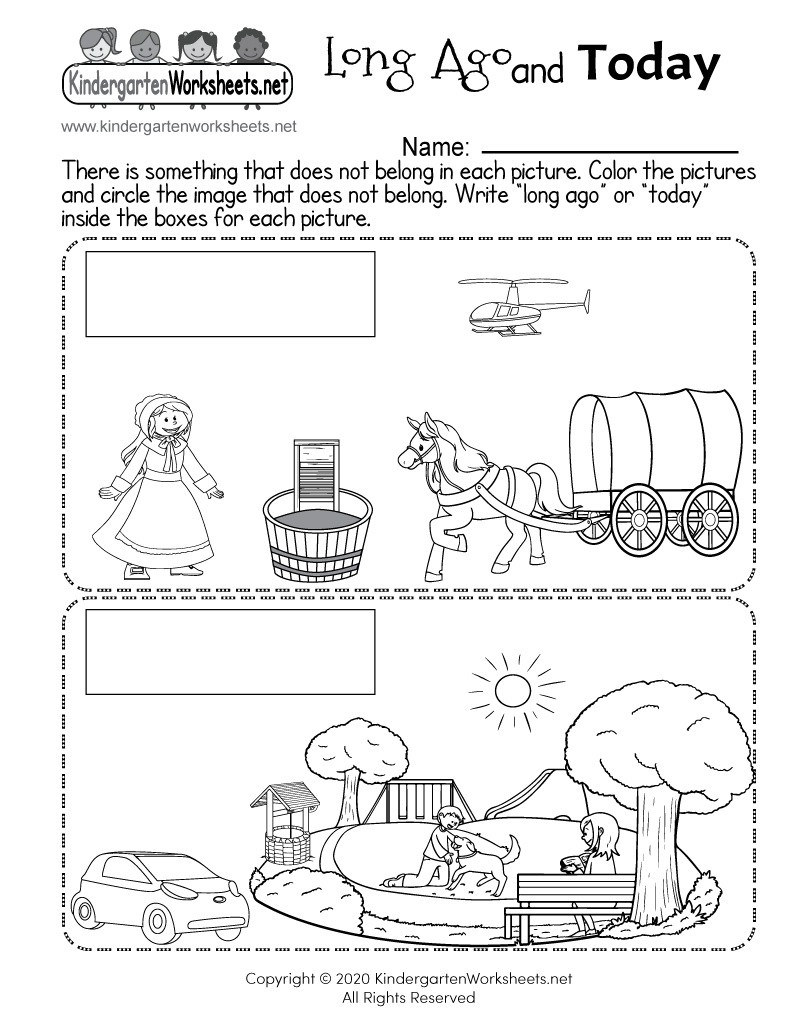 Long Ago And Today Worksheet - Free Printable, Digital, &amp;amp; Pdf intended for Free Printable Social Studies Worksheets