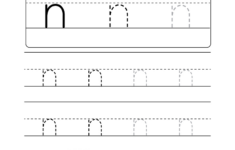 Lowercase Letter "N" Tracing Worksheet - Doozy Moo with Free Printable Letter N Tracing Worksheets