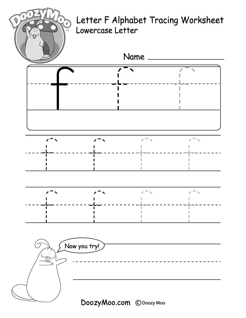 Lowercase Letter Tracing Worksheets (Free Printables) - Doozy Moo with regard to Free Printable Letter Tracing Worksheets