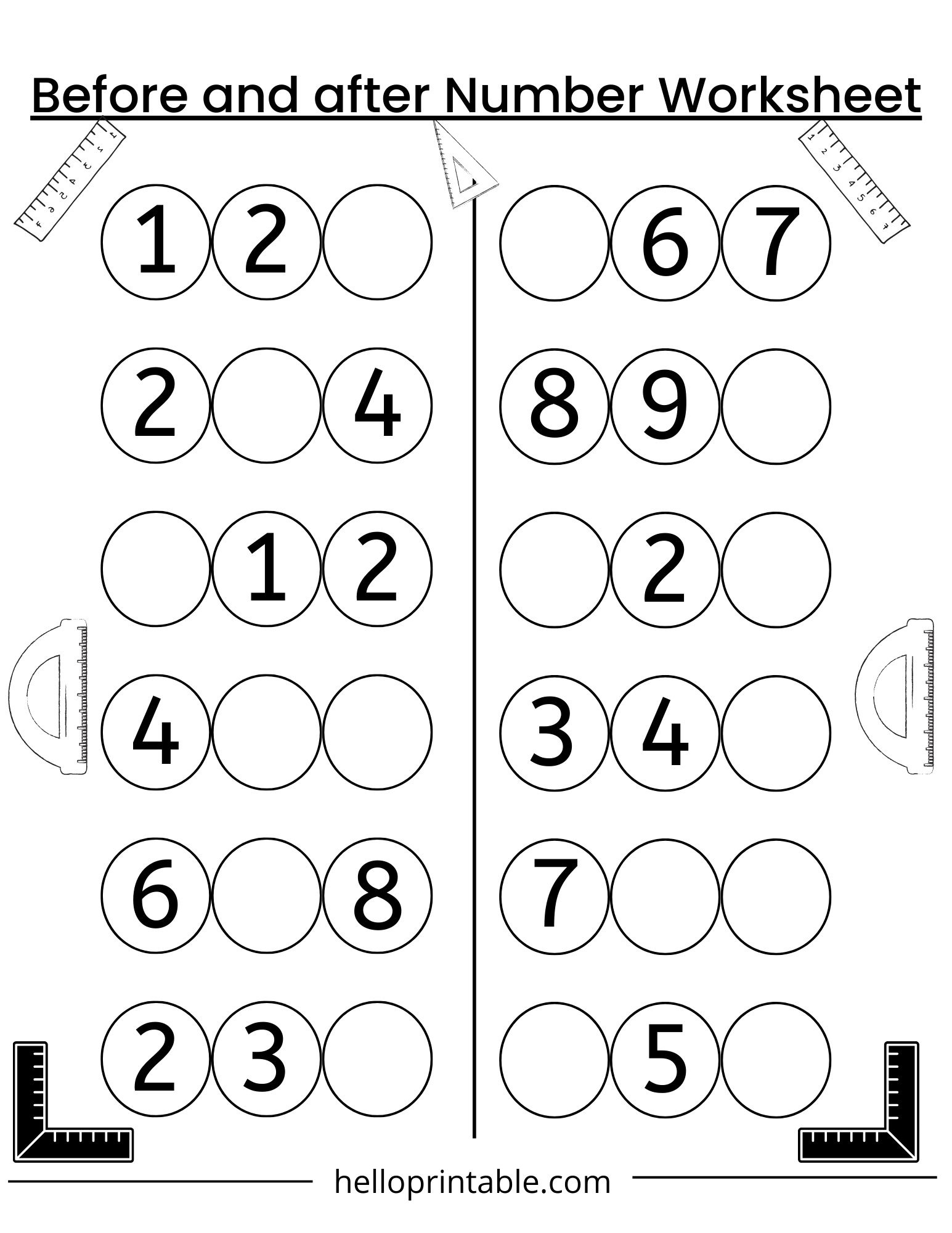 Math Practice Worksheets For Preschool And Kindergarten Kids intended for Math Worksheets Kindergarten Free Printable
