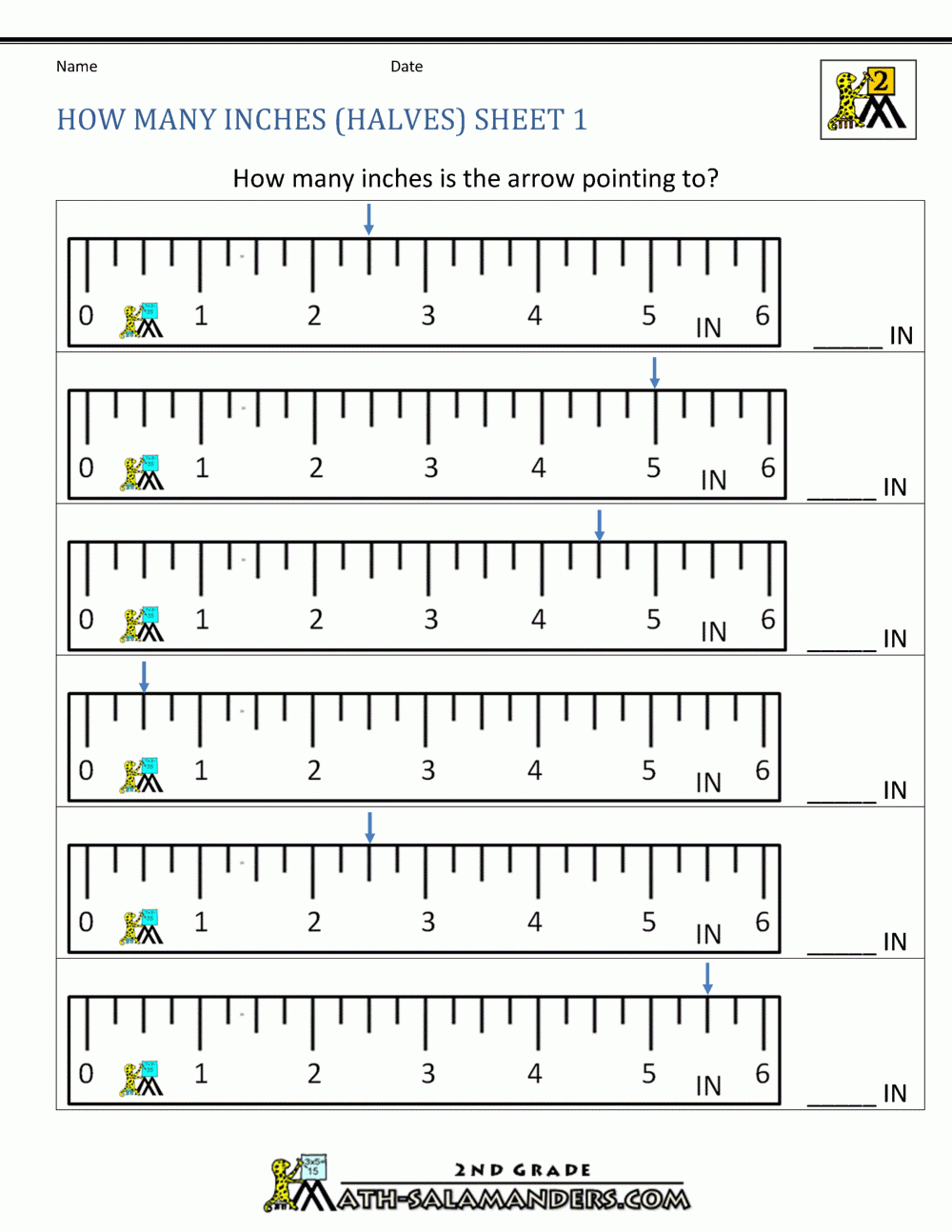 Measurement Math Worksheets - Measuring Length with Measurement Worksheets Free Printable