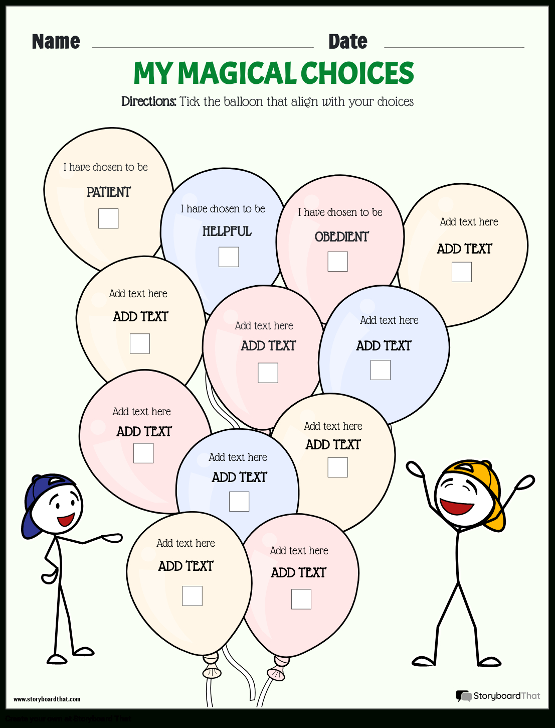 Mindfulness Worksheets — Examples &amp;amp; Ideas | Storyboardthat in Free Printable Mindfulness Worksheets