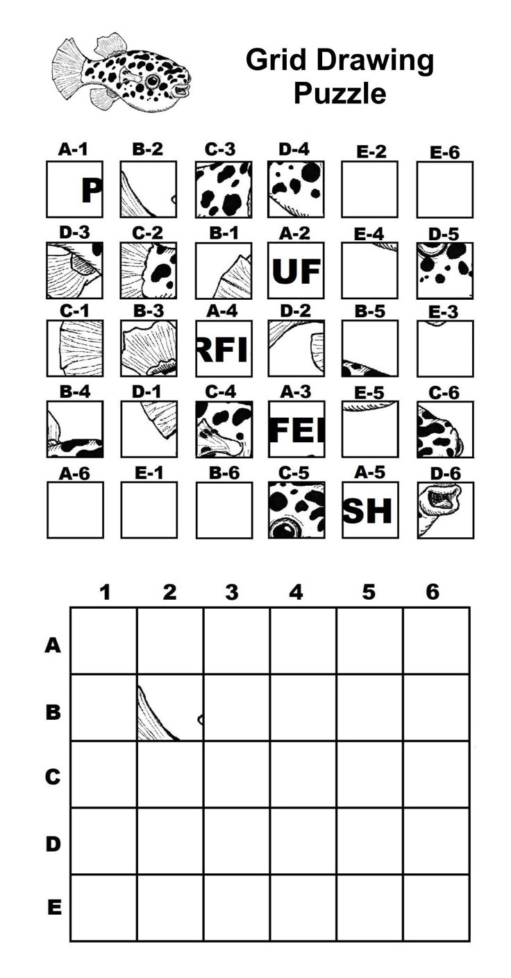 Mystery Grid Drawing Worksheets - 15 Free Pdf Printables | Printablee inside Free Printable Grid Drawing Worksheets