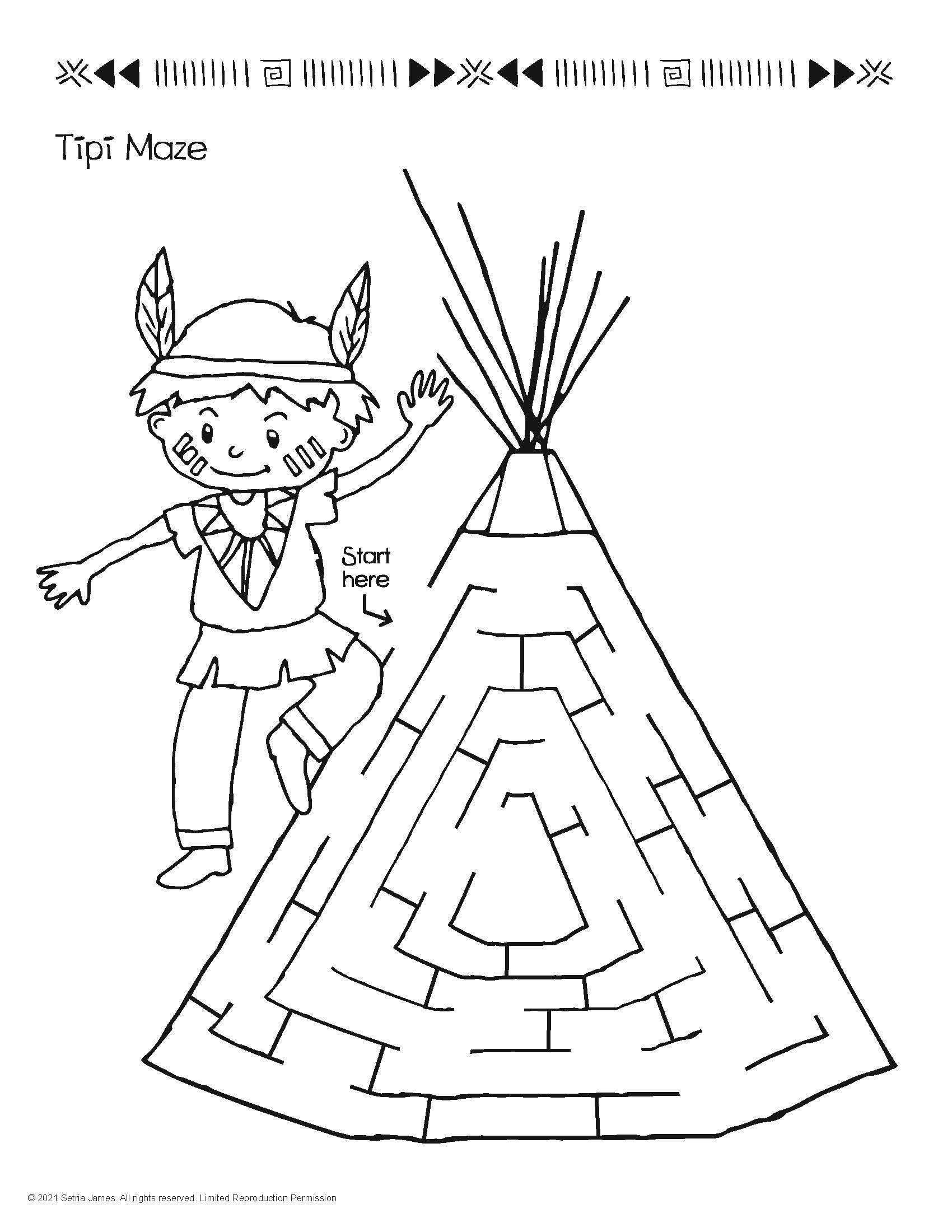 Native American Worksheets Pdf Native American History Facts in Free Printable Native American Worksheets