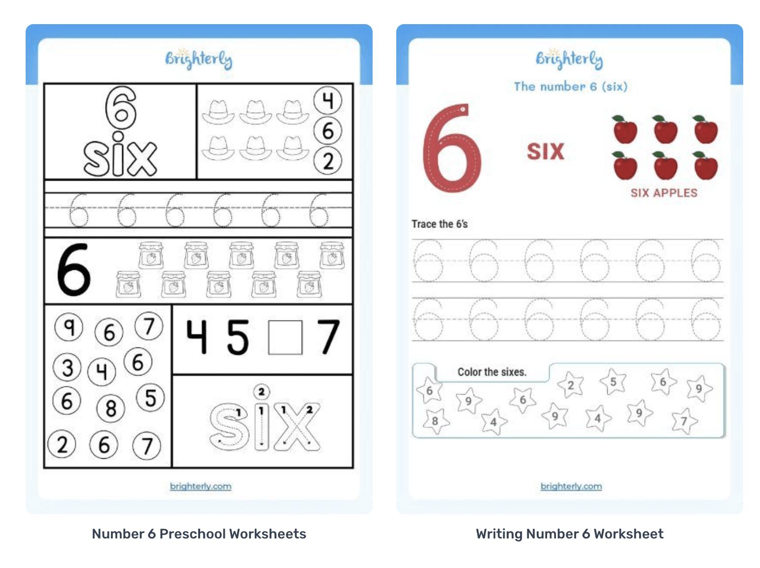 Number 6 Worksheets with regard to Number 6 Worksheets Free Printable