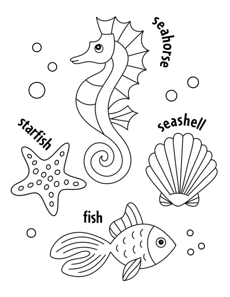 Ocean Theme Preschool Lesson Plan With Free Ocean Printables within Free Printable Ocean Worksheets For Preschoolers