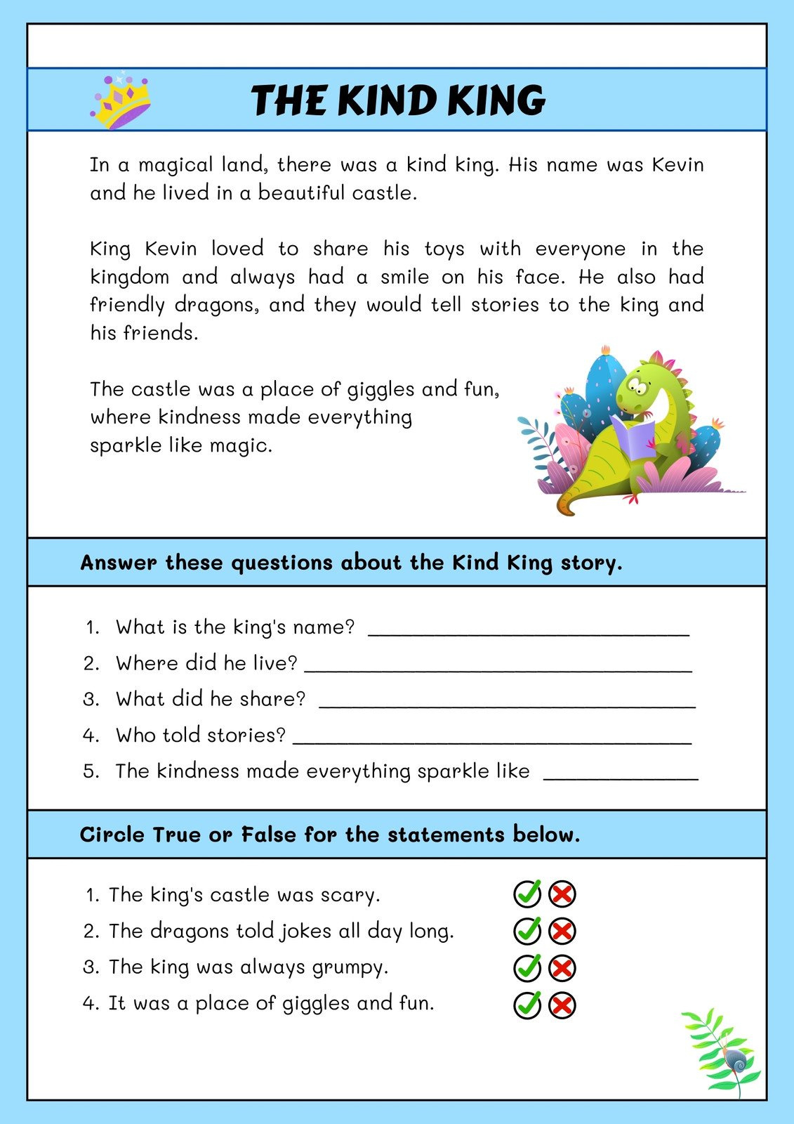 Page 2 - Free Printable 2Nd Grade Reading Worksheet Templates | Canva inside Free Printable Reading Comprehension Worksheets For 2Nd Grade