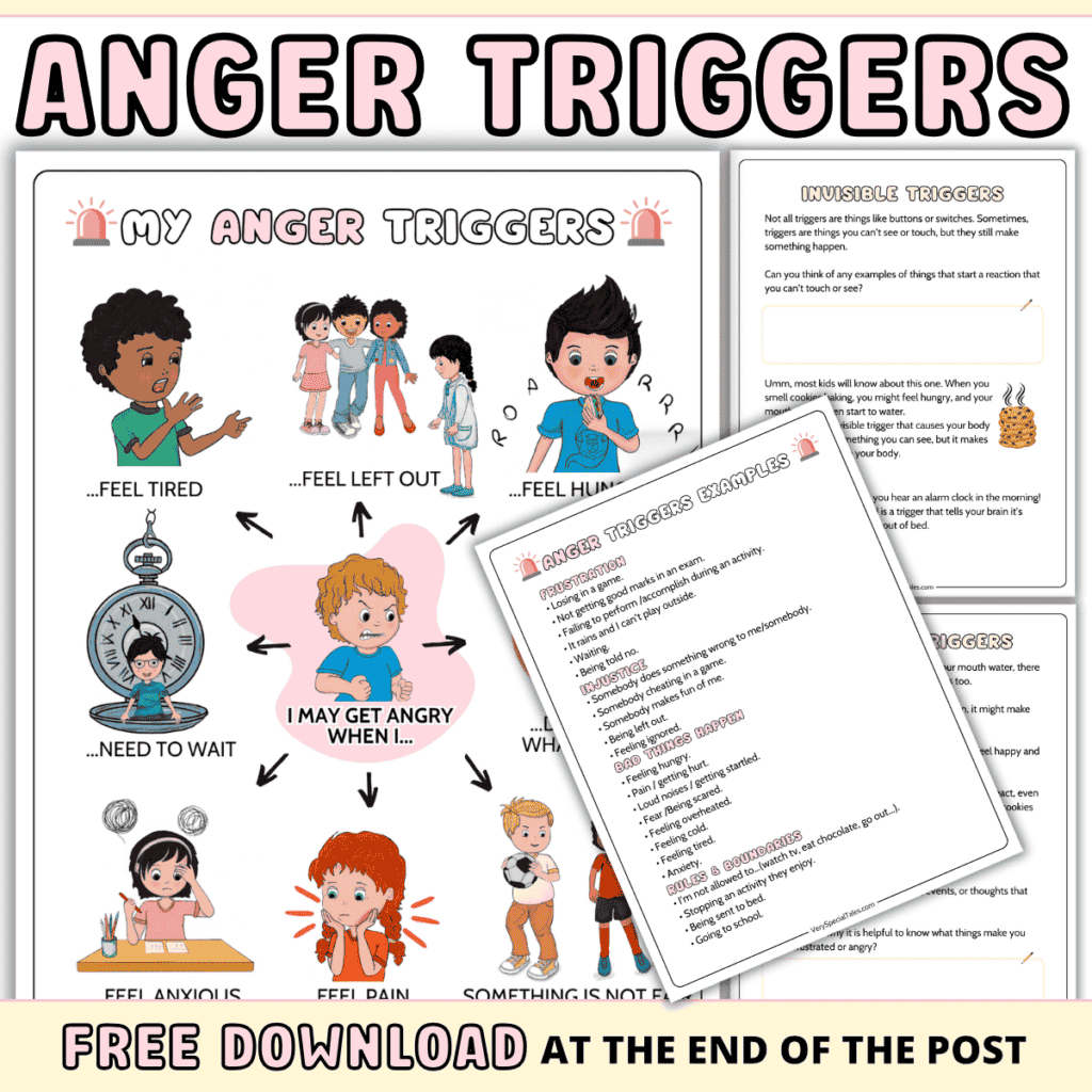 Pdf) Anger Triggers In Kids: Helping Your Child Identify &amp;amp; Deal with regard to Free Printable Identifying Triggers Worksheets