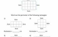 Perimeter Of A Rectangle pertaining to Free Printable Perimeter Worksheets