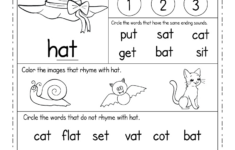 Phonics Worksheet - Free Printable, Digital, &amp; Pdf throughout Kindergarten Worksheets Printable Free