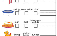 Playground Vocabulary 2 Read Check And Write Worksheet For with regard to Free Printable Vocabulary Worksheets