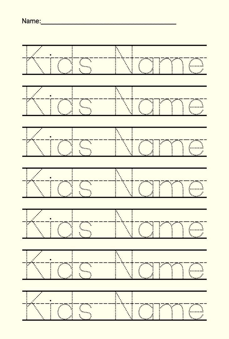 Preschool Name Tracing - 15 Free Pdf Printables | Printablee intended for Free Printable Tracing Names Worksheets