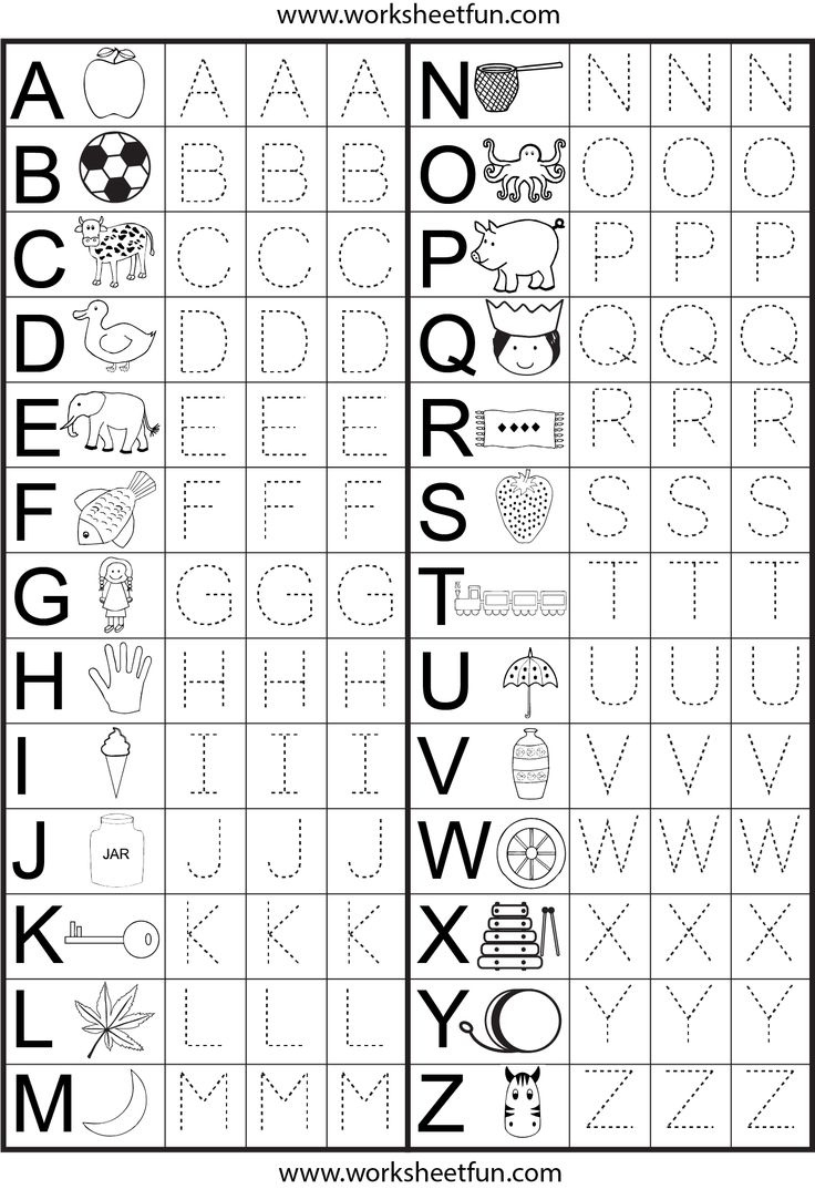 Preschool Worksheets / Free Printable Worksheets intended for Free Printable ABC Worksheets For Preschool