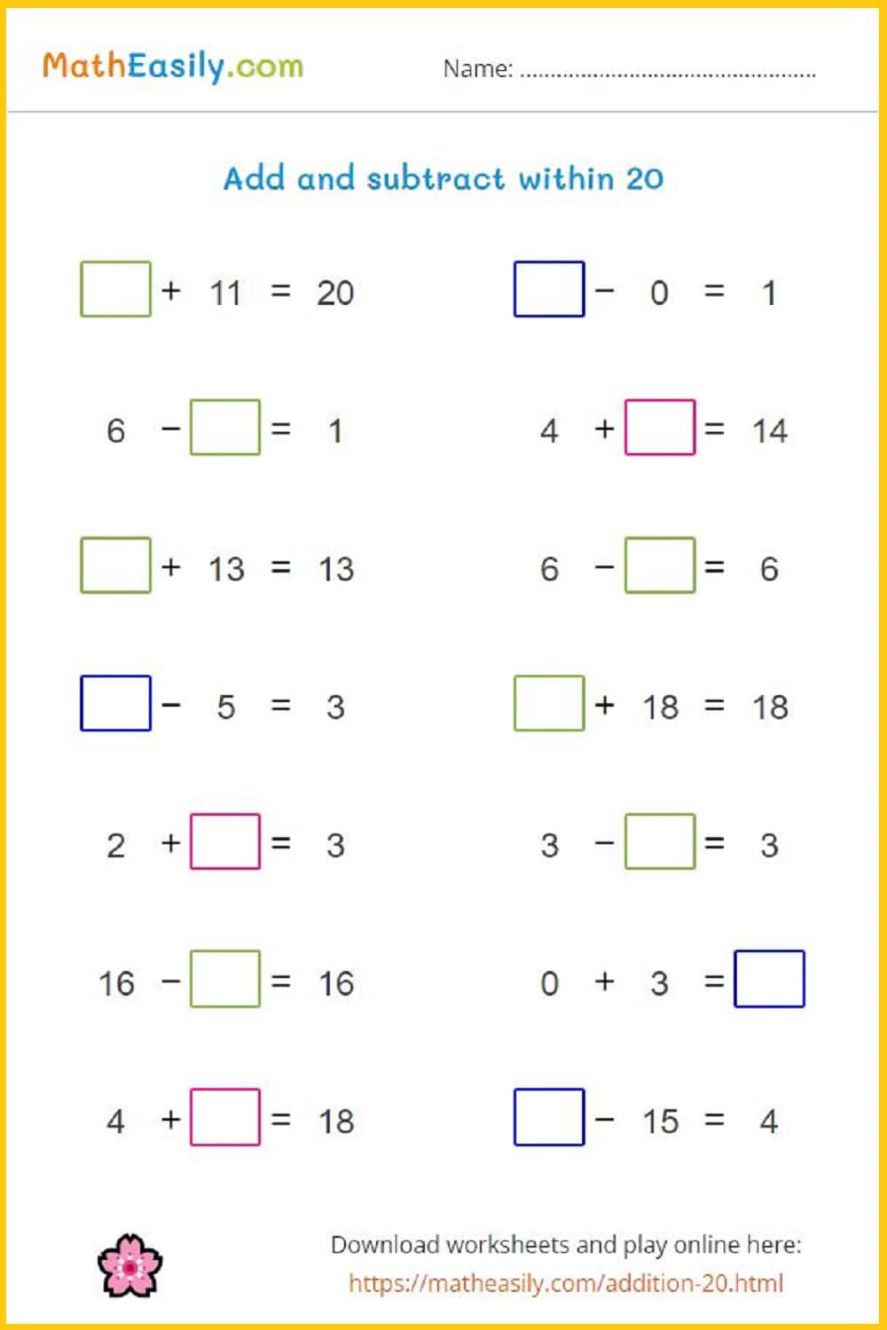 Printable 1St Grade Math Worksheets Pdf | Free Download pertaining to Free Printable Addition Worksheets For Grade 1