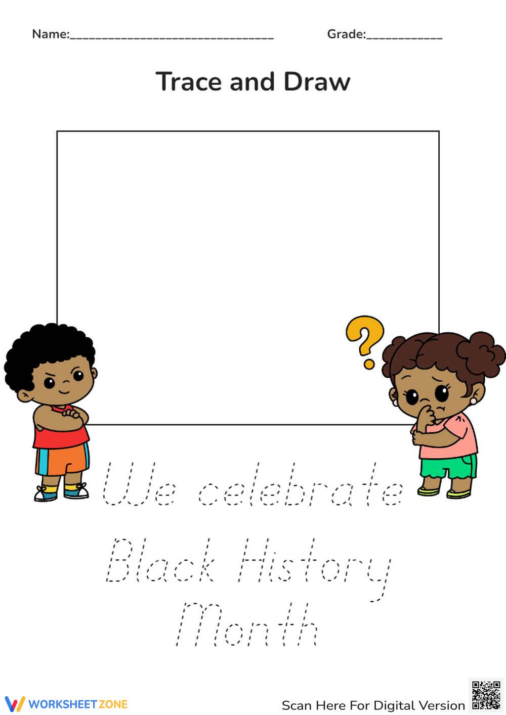 Printable Kindergarten Black History Month Worksheets inside Free Printable Black History Month Worksheets For Kindergarten