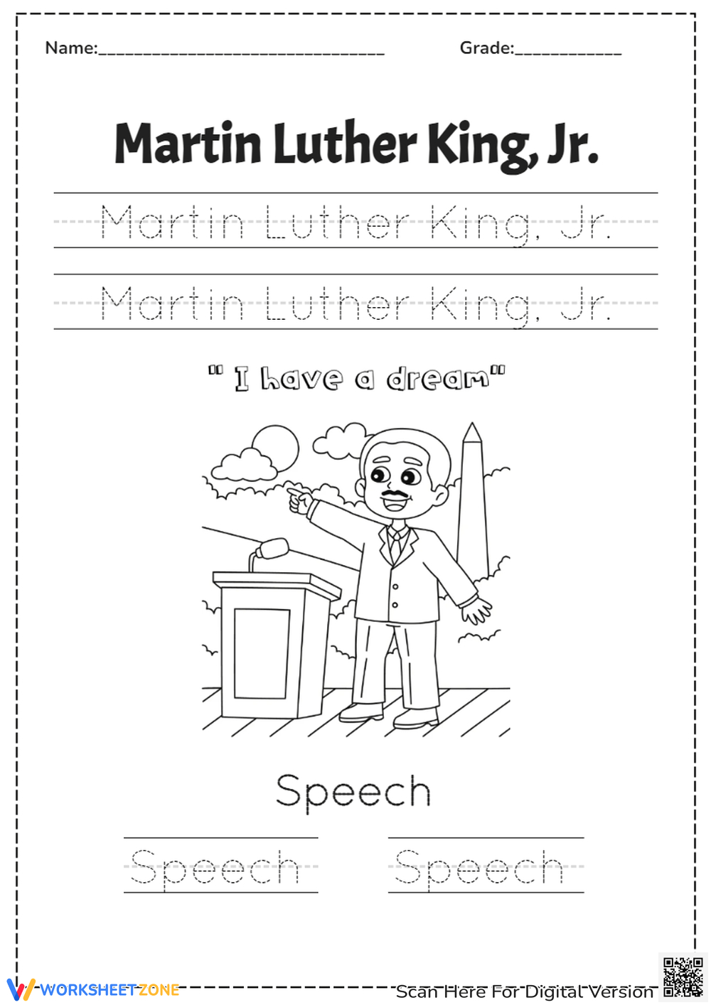 Printable Kindergarten Black History Month Worksheets within Free Printable Black History Month Worksheets For Kindergarten