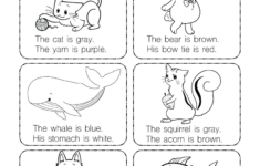 Read And Color Worksheet - Free Printable, Digital, &amp; Pdf in Kindergarten Reading Worksheets Printable Free