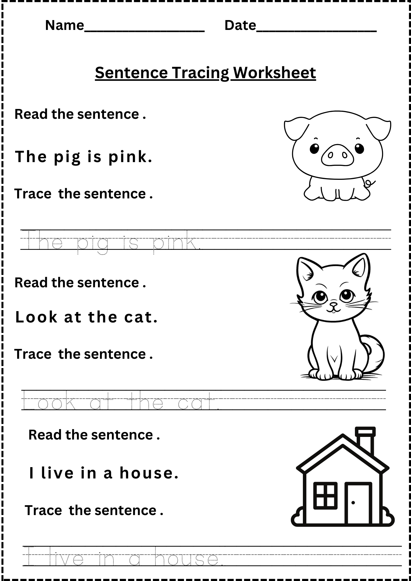 Sentence Writing Worksheets Free Printables regarding Free Printable Sentence Writing Worksheets