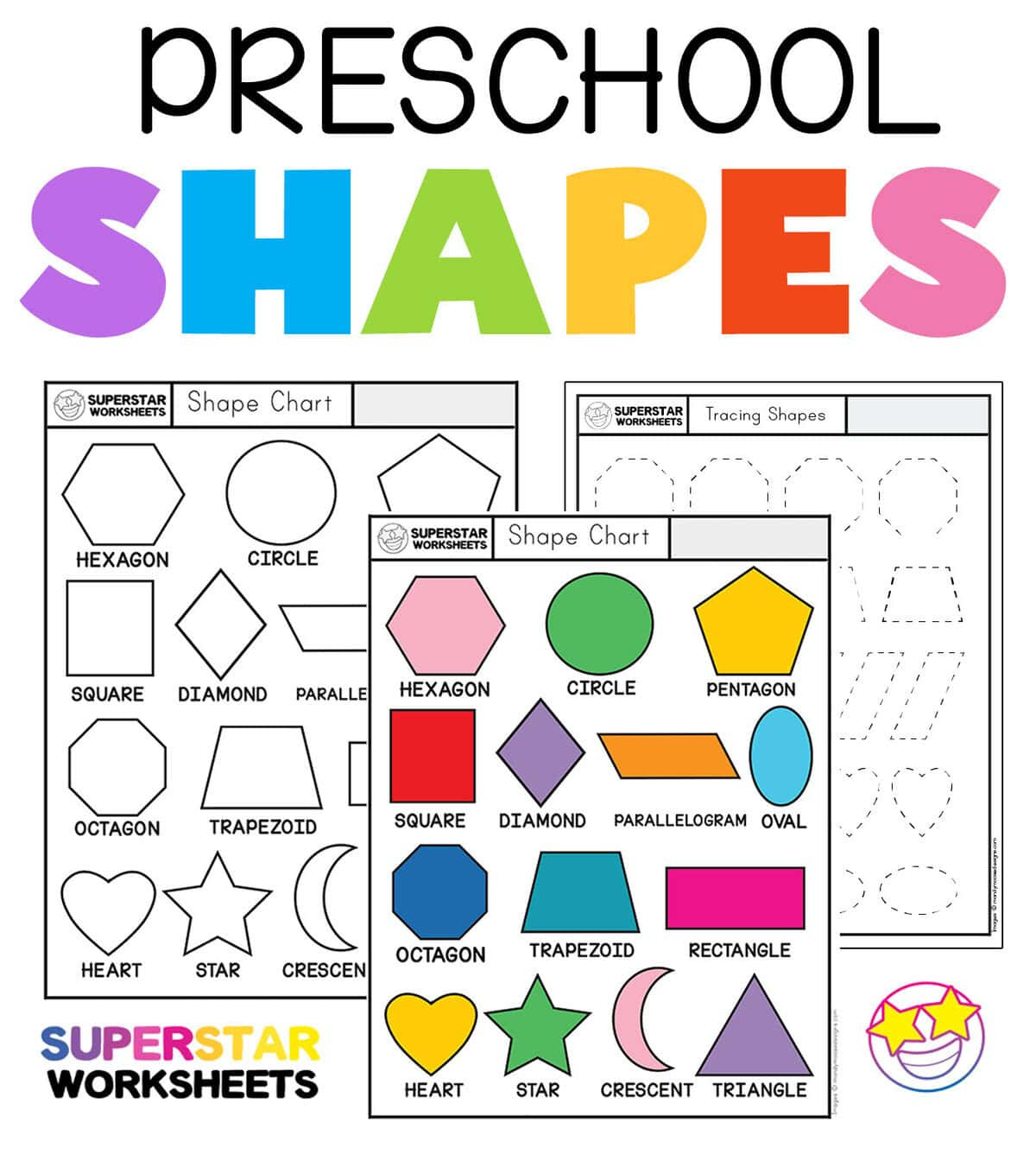 Shape Worksheets - Superstar Worksheets pertaining to Shapes Worksheets For Kindergarten Free Printable