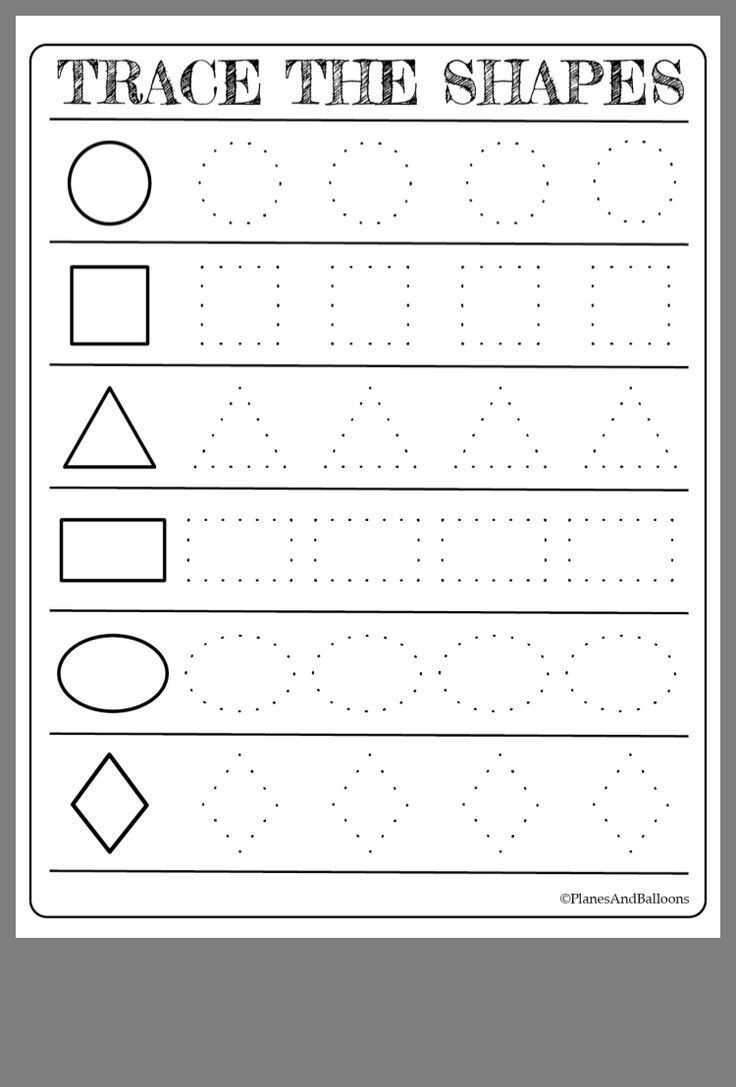 Shapes Worksheet For Preschoolers pertaining to Printable Pre K Worksheets Free