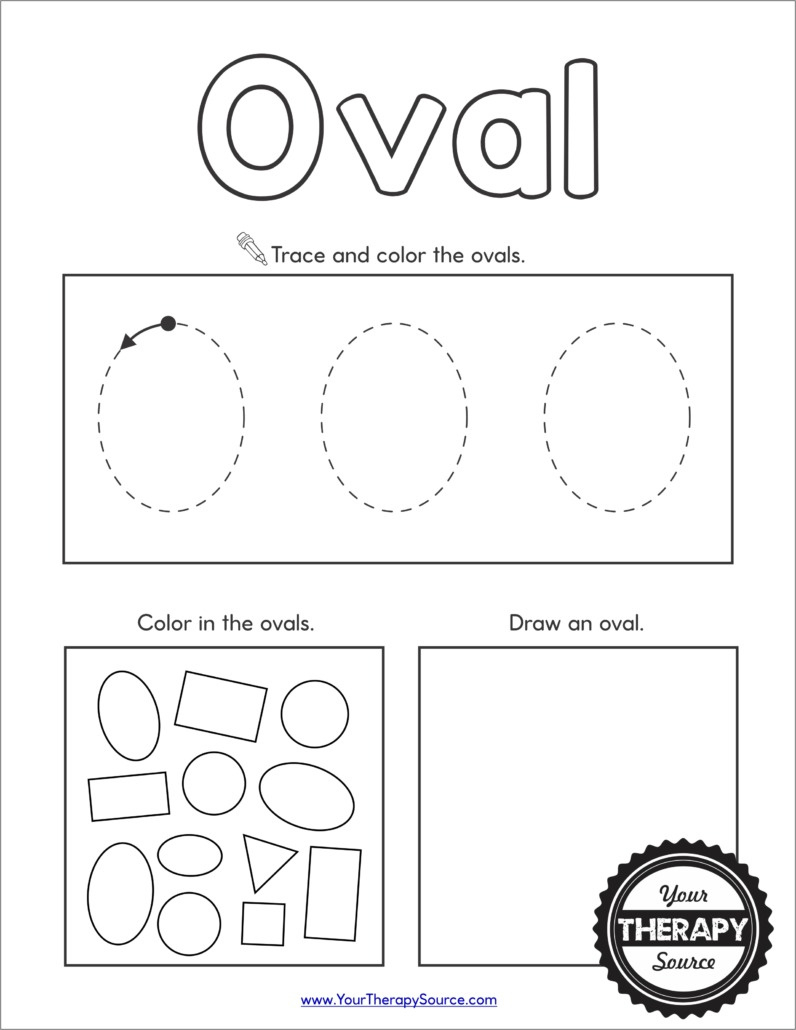 Shapes Worksheet Preschool - Free Printables - Your Therapy Source with Free Prek Printable Worksheets