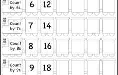 Skip Counting6, 7, 8 And 9 – Worksheet / Free Printable regarding Free Printable Skip Counting Worksheets