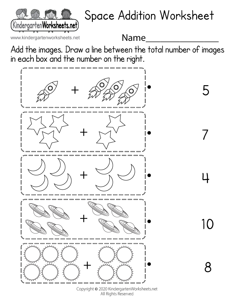 Space Addition Worksheet - Free Printable, Digital, &amp;amp; Pdf pertaining to Free Printable Space Worksheets