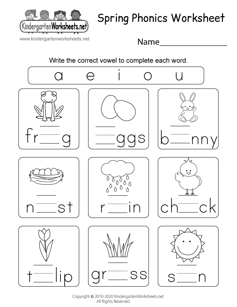 Spring Phonics Worksheet - Free Printable, Digital, &amp;amp; Pdf for Free Spring Printable Worksheets
