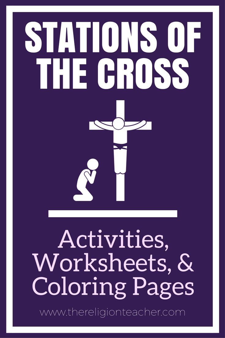 Stations Of The Cross Activities, Worksheets, And Coloring Pages for Free Printable Stations Of The Cross Worksheets
