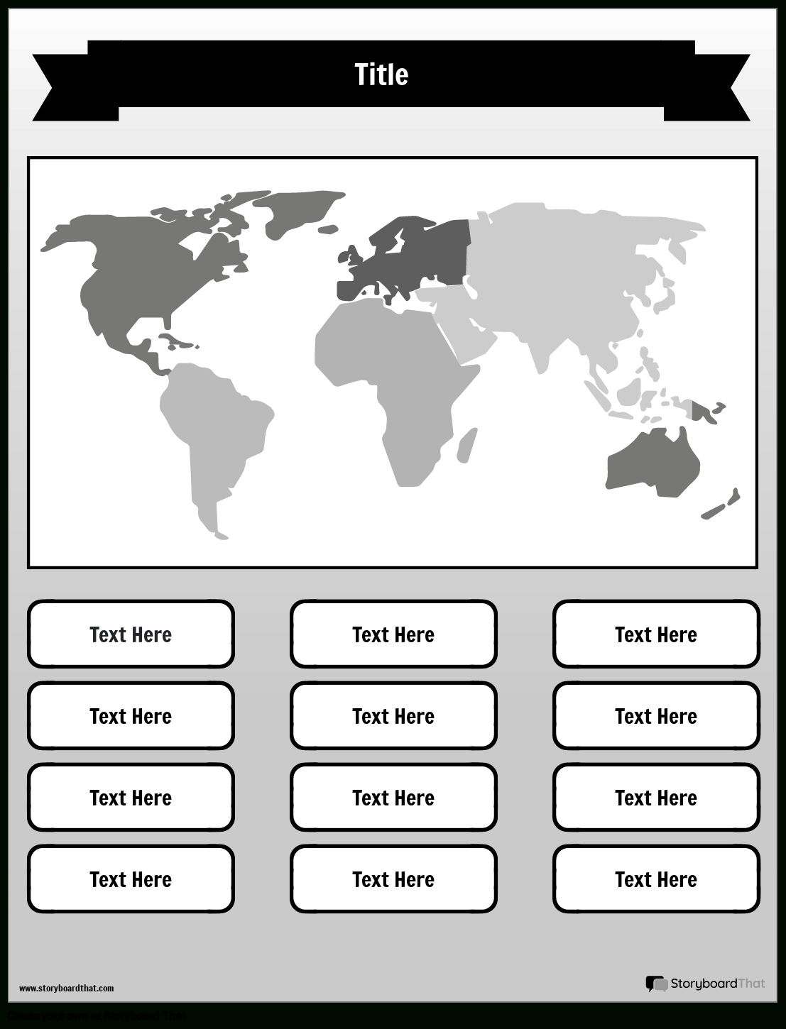 Storyboard That: Free Continents Worksheets For Geography with regard to Free Printable Continent Worksheets