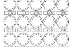 Teaching Time - Free Telling Time Worksheets for Free Printable Worksheets For Telling Time