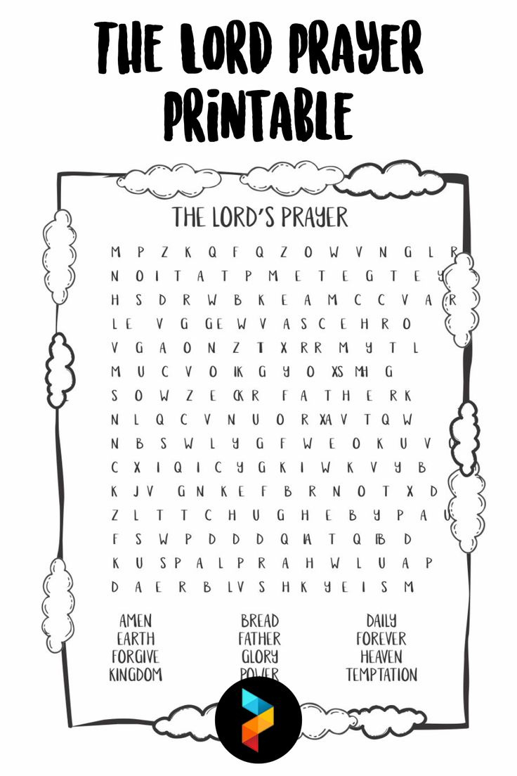 The Lord Prayer - 12 Free Pdf Printables | Printablee inside Free Printable Our Father Worksheets