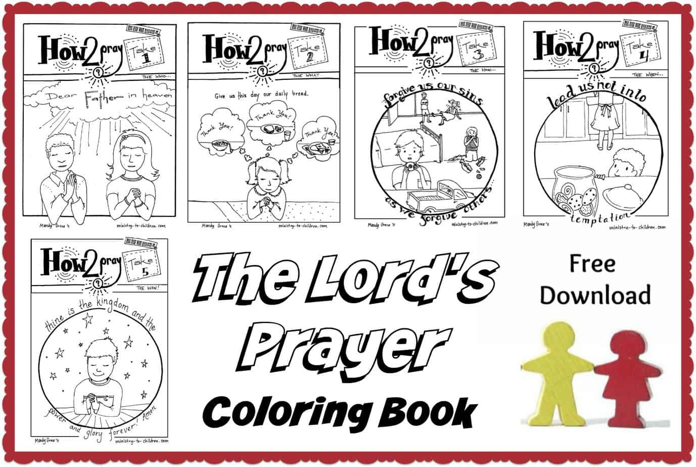The Lord&amp;#039;S Prayer For Kids - Free Lessons, Activities, &amp;amp; Coloring for Free Printable Our Father Worksheets