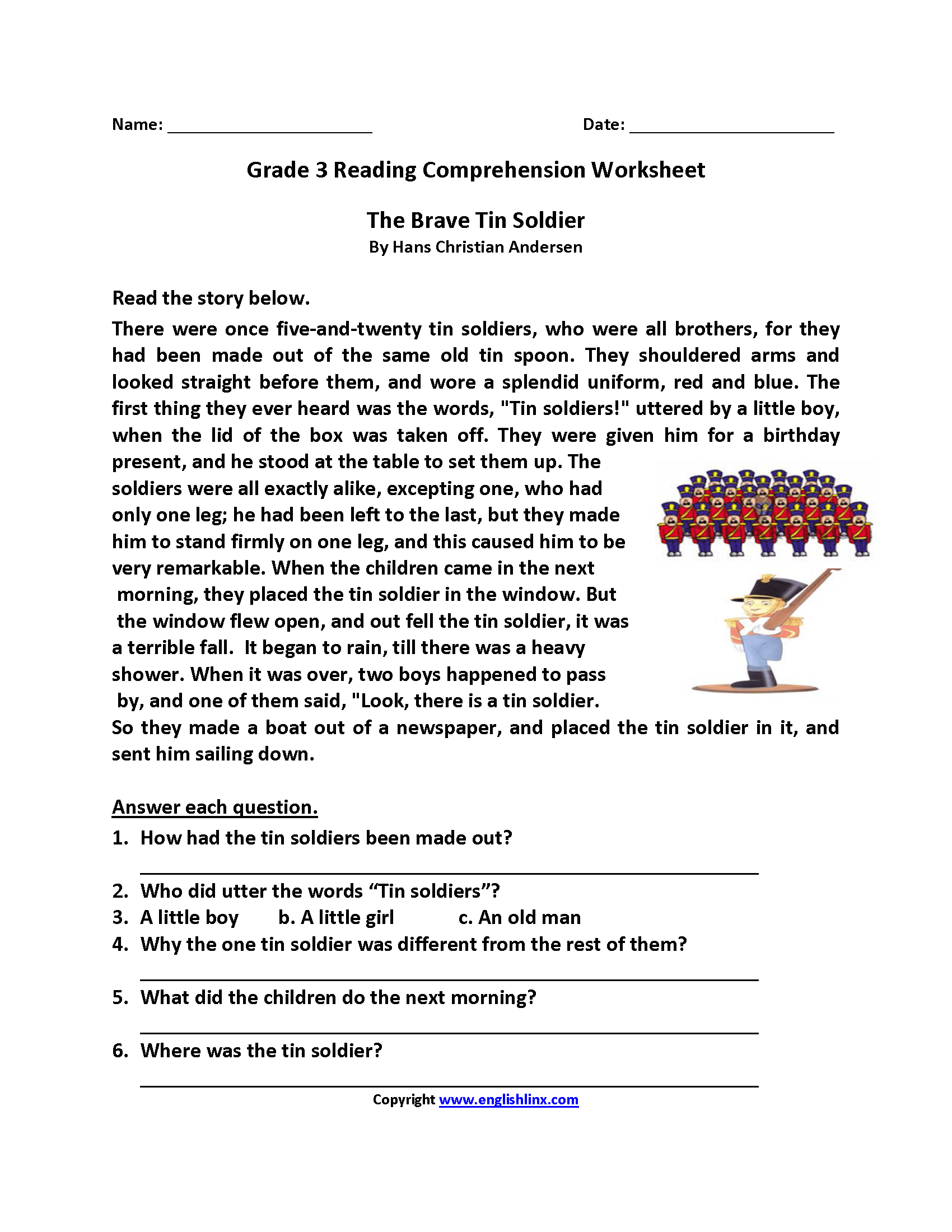 Third Grade Reading Worksheets | Improve Fluency &amp;amp; Vocabulary with regard to Free Printable Reading Comprehension Worksheets For 3rd Grade