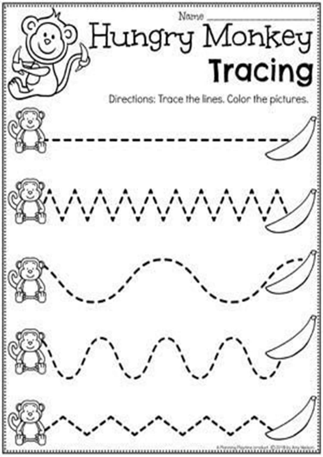 Tracing Free Printables - Printable Party Favors in Free Printable Line Tracing Worksheets
