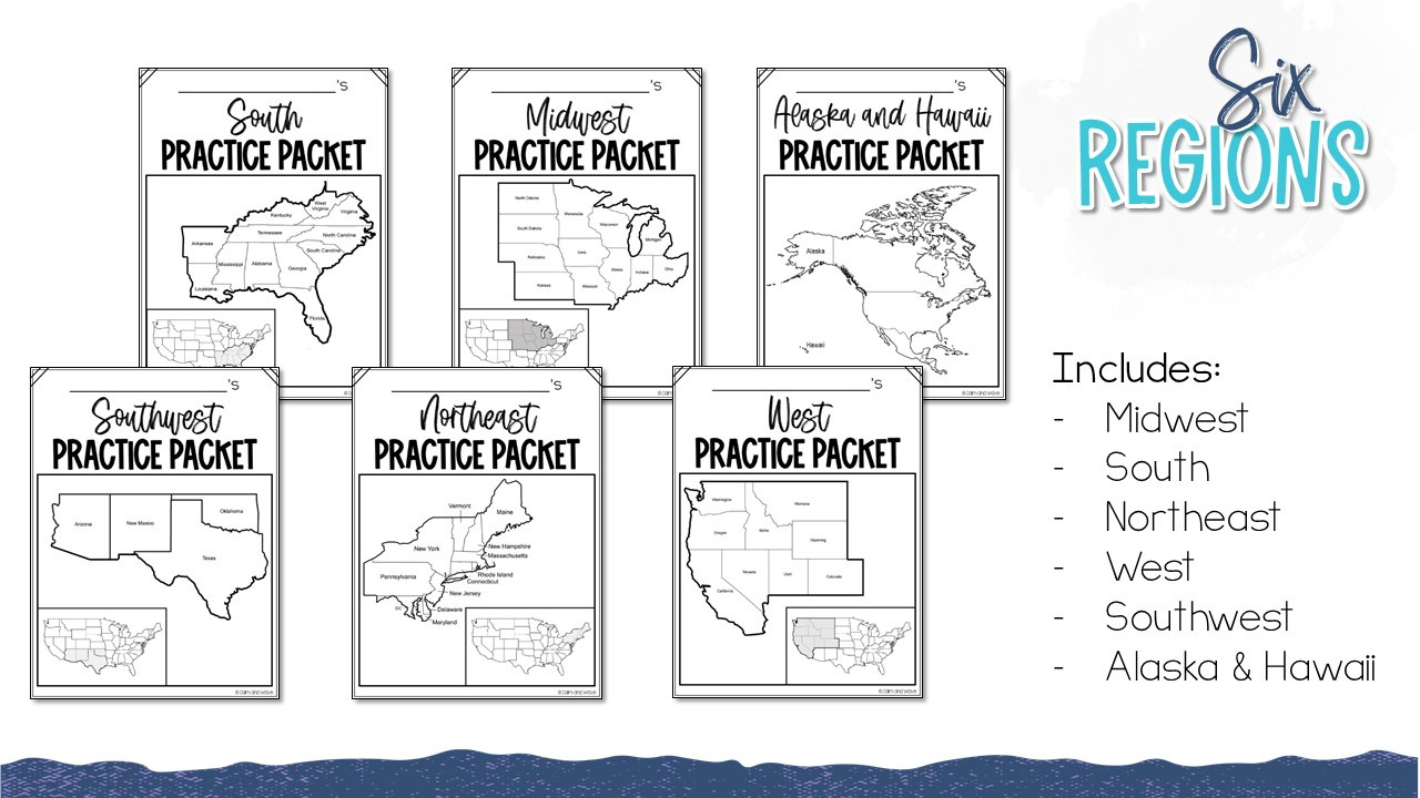 United States Regions Worksheet Printables pertaining to Free Printable Us Regions Worksheets