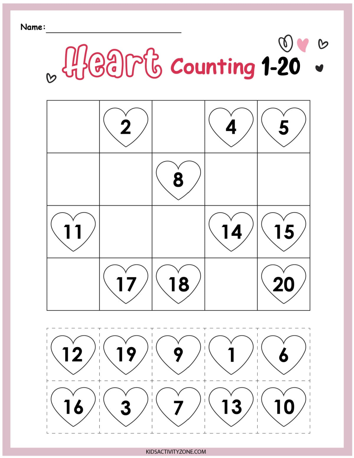Valentines Day Math Packet - {Preschool &amp;amp; Kindergarten} - Kids intended for Free Printable Valentine&amp;amp;#039;s Day Math Worksheets