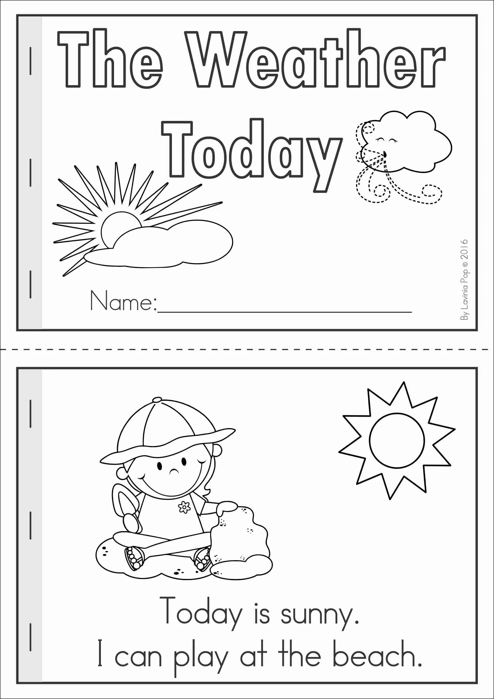 Weather For Preschool And Kindergarten pertaining to Free Printable Weather Worksheets For Kindergarten