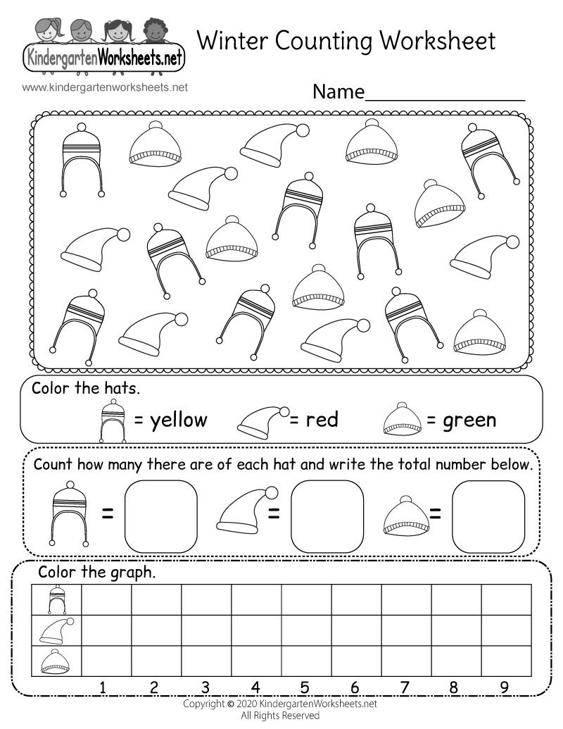 Winter Counting Worksheet - Free Printable, Digital, &amp;amp; Pdf within Free Printable Winter Worksheets