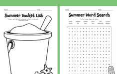 Free Last-Day-Of-School Printables in Free Printable End of Year Worksheets