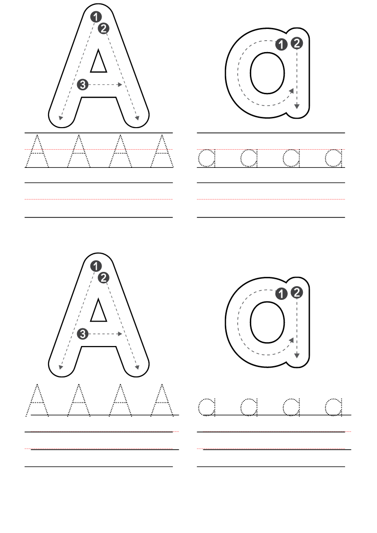 Free Preschool Letter A Worksheets Printable Pdf within Free Printable Letter A Worksheets Preschool