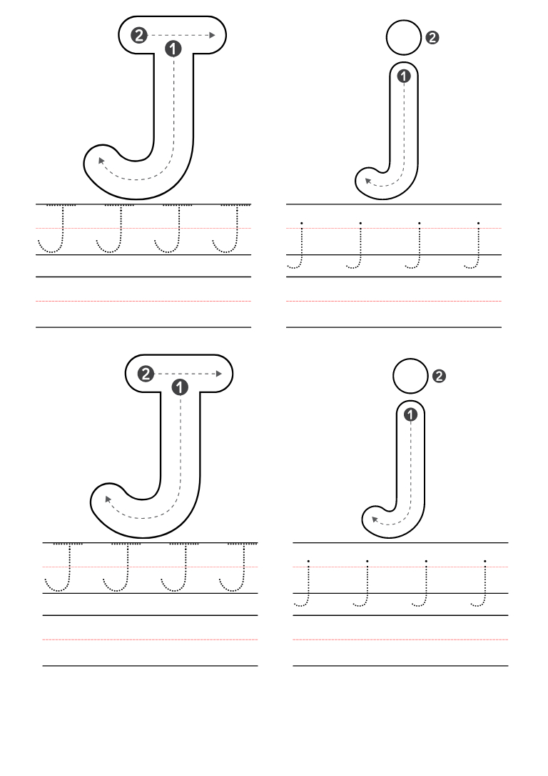 Free Preschool Letter J Worksheets Printable Pdf throughout Letter J Free Printable Worksheets