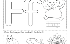 Letter F Coloring Worksheet - Free Printable, Digital, &amp; Pdf pertaining to Letter F Free Printable Worksheets