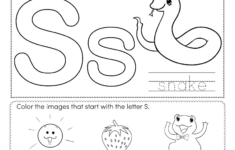 Letter S Coloring Worksheet - Free Printable, Digital, &amp; Pdf intended for Letter S Worksheets Free Printable