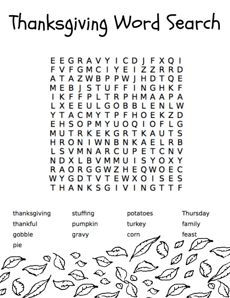 10 Thanksgiving Activities For Kids Plus Free Printables intended for Free Thanksgiving Worksheets For Kids