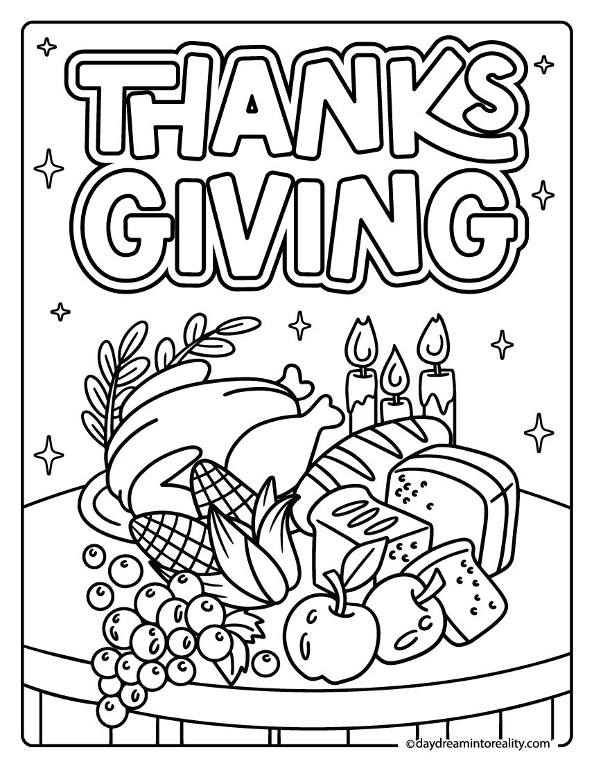 31+ Thanksgiving Coloring Pages | Free Pdf Printables ~ Daydream intended for Coloring Worksheets For Thanksgiving